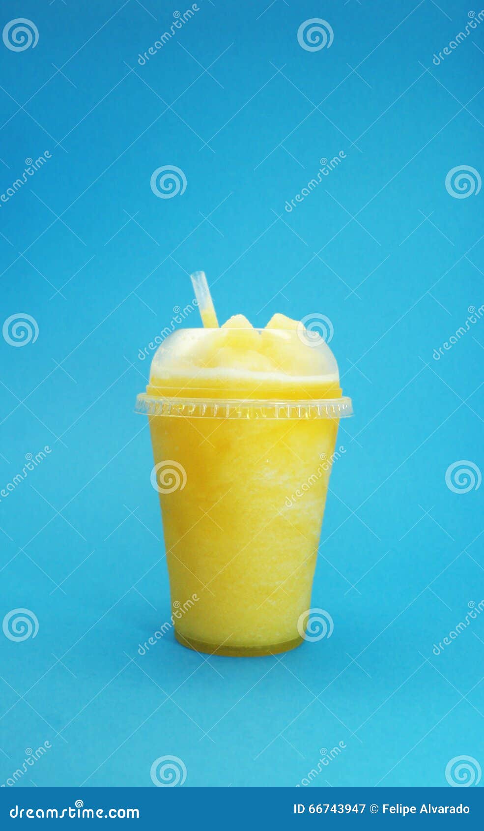 Download Mango Smoothie On Yellow Background Stock Image Image Of Fruit Straw 66743947 Yellowimages Mockups