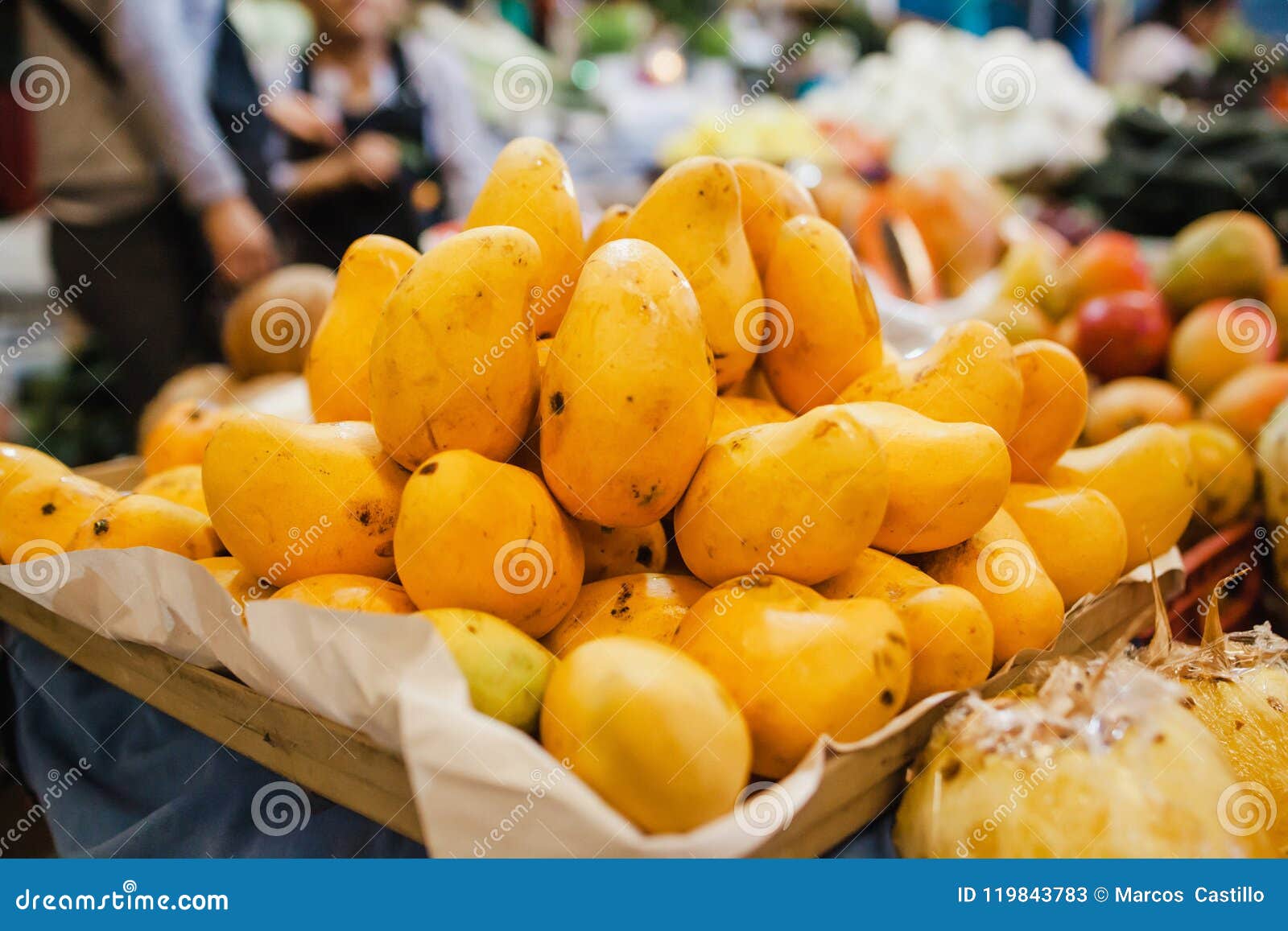 mangos in a mexican market cholula mexico fruit