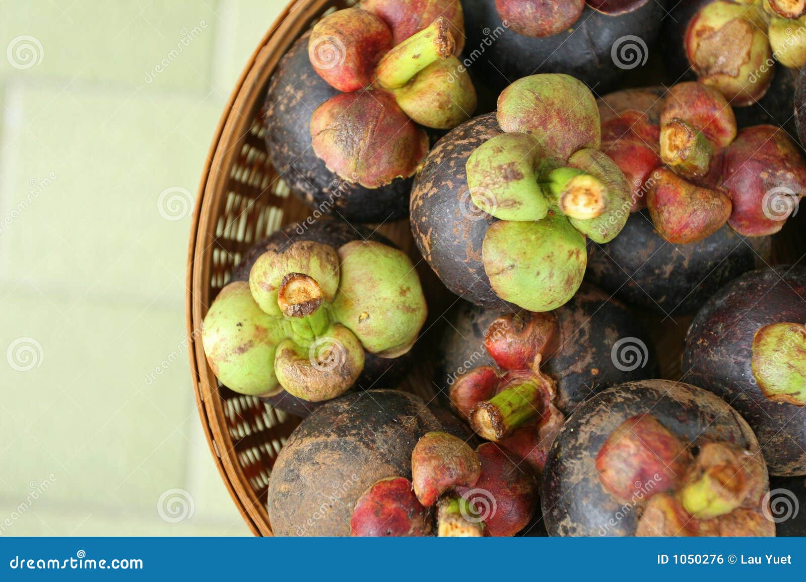 Mangosteen stock photo. Image of asia, green, fresh, sweet 1050276