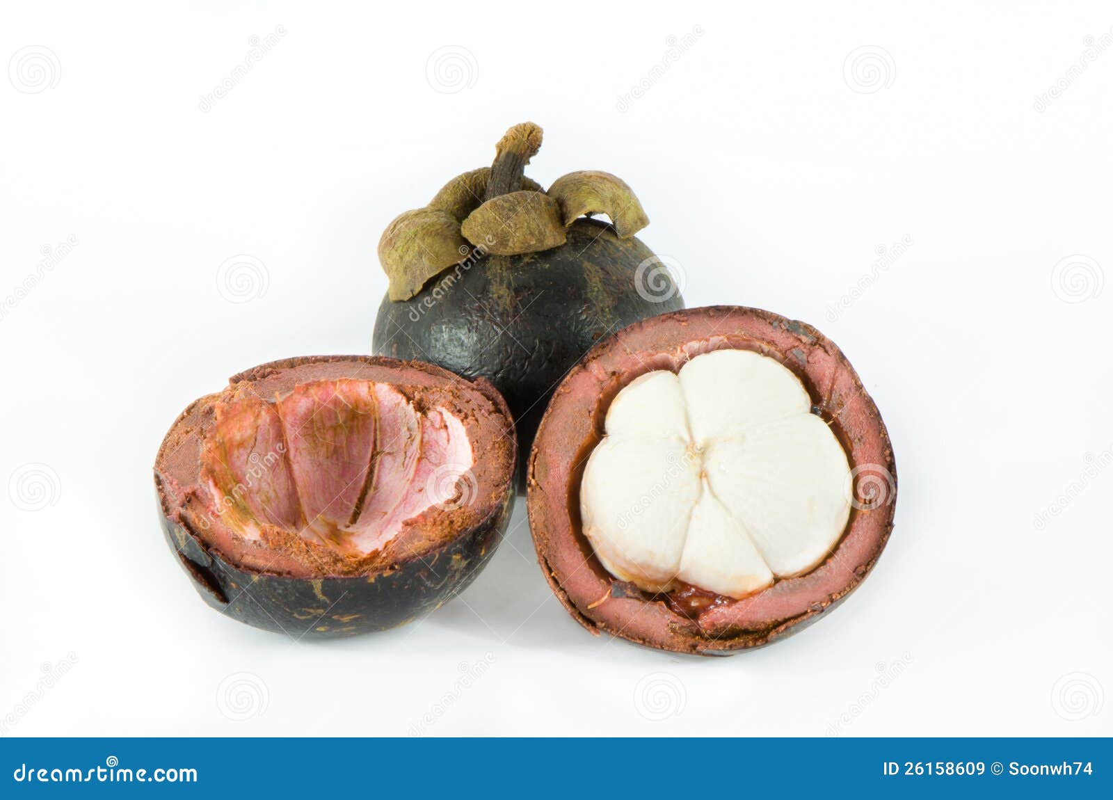 Mangosteen stock image. Image of dessert, sour, countryside 26158609
