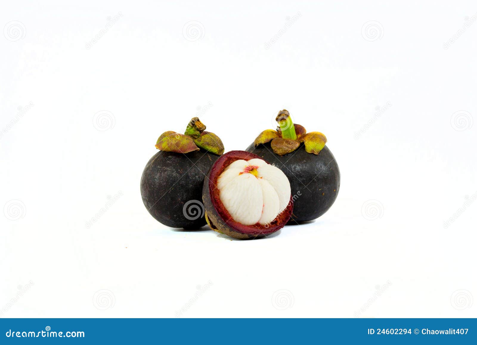 Mangosteen fruit stock photo. Image of health, isolated 24602294