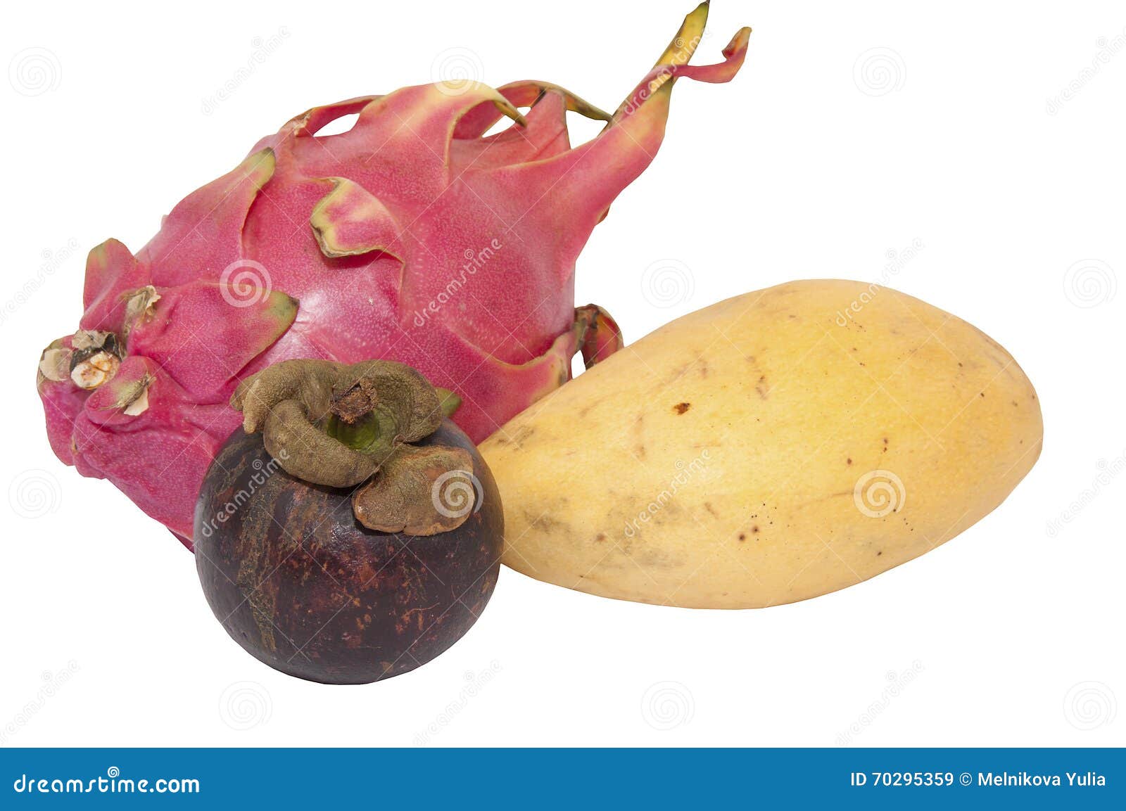 Mangosteen, Mango and Dragon Fruit Stock Image Image of jack, fruit