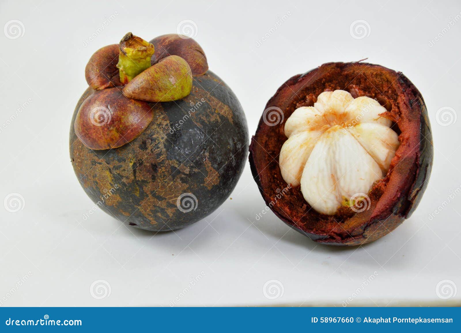 Mangosteen Thai Sweet and Sour Fruit Stock Photo Image of fresh