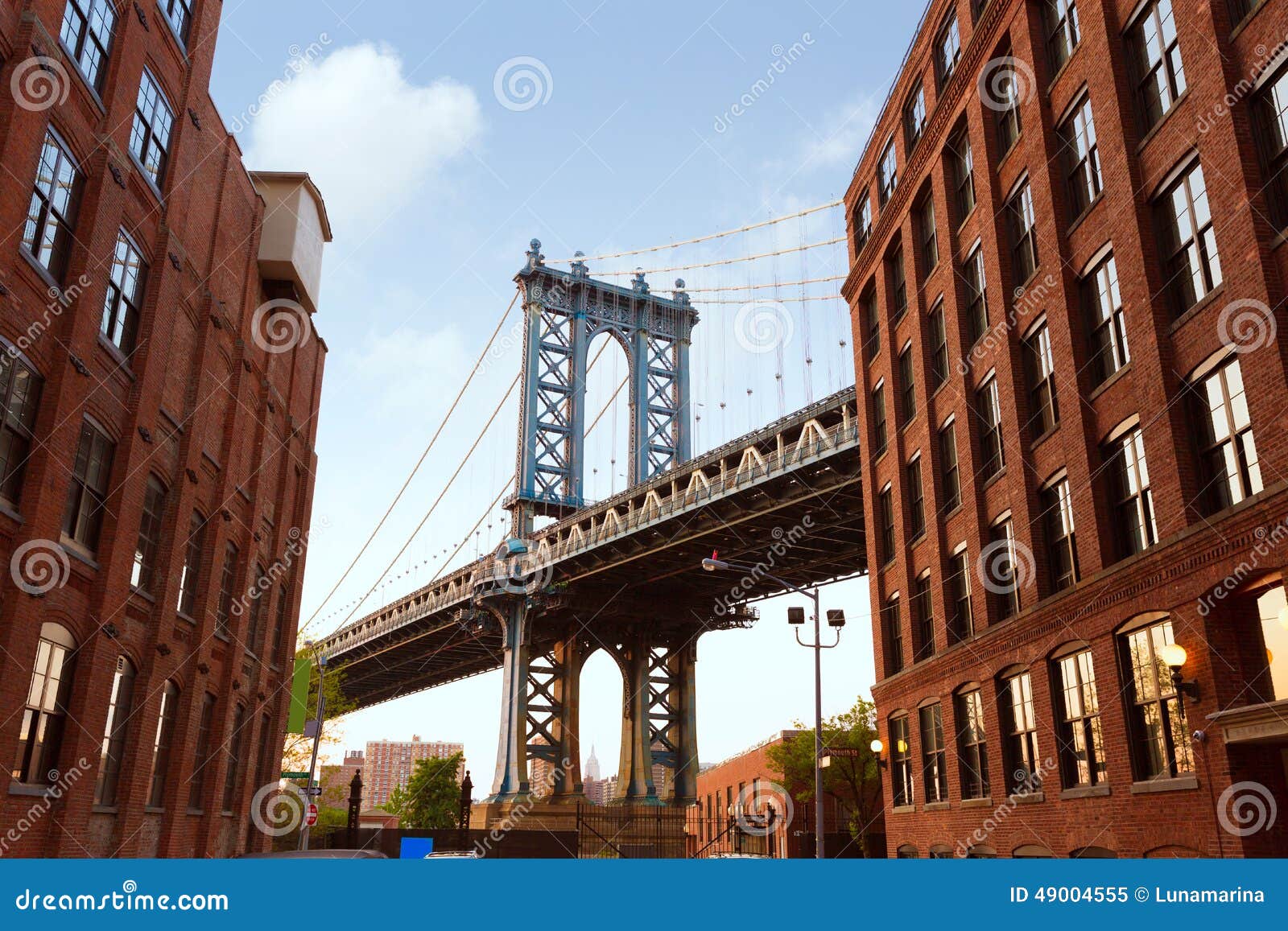 manhattan bridge new york ny nyc from brooklyn