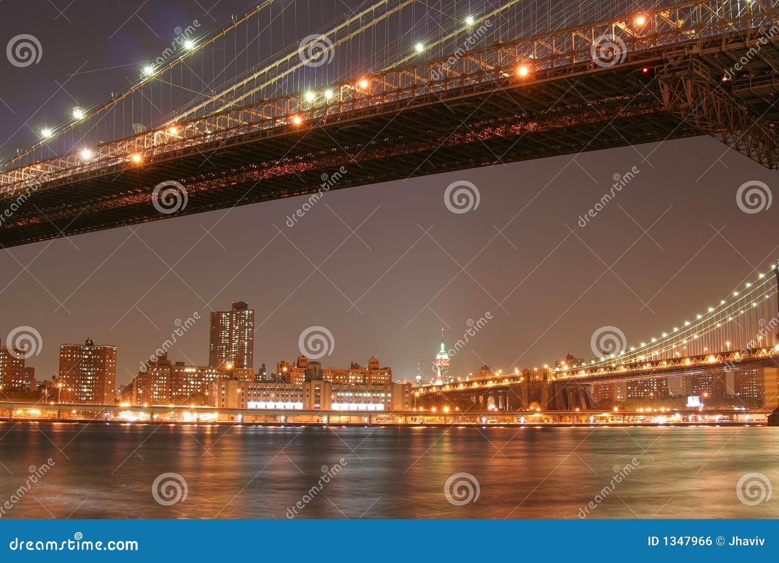 Manhattan skyline stock photo. Image of architecture, metropolis - 1347966