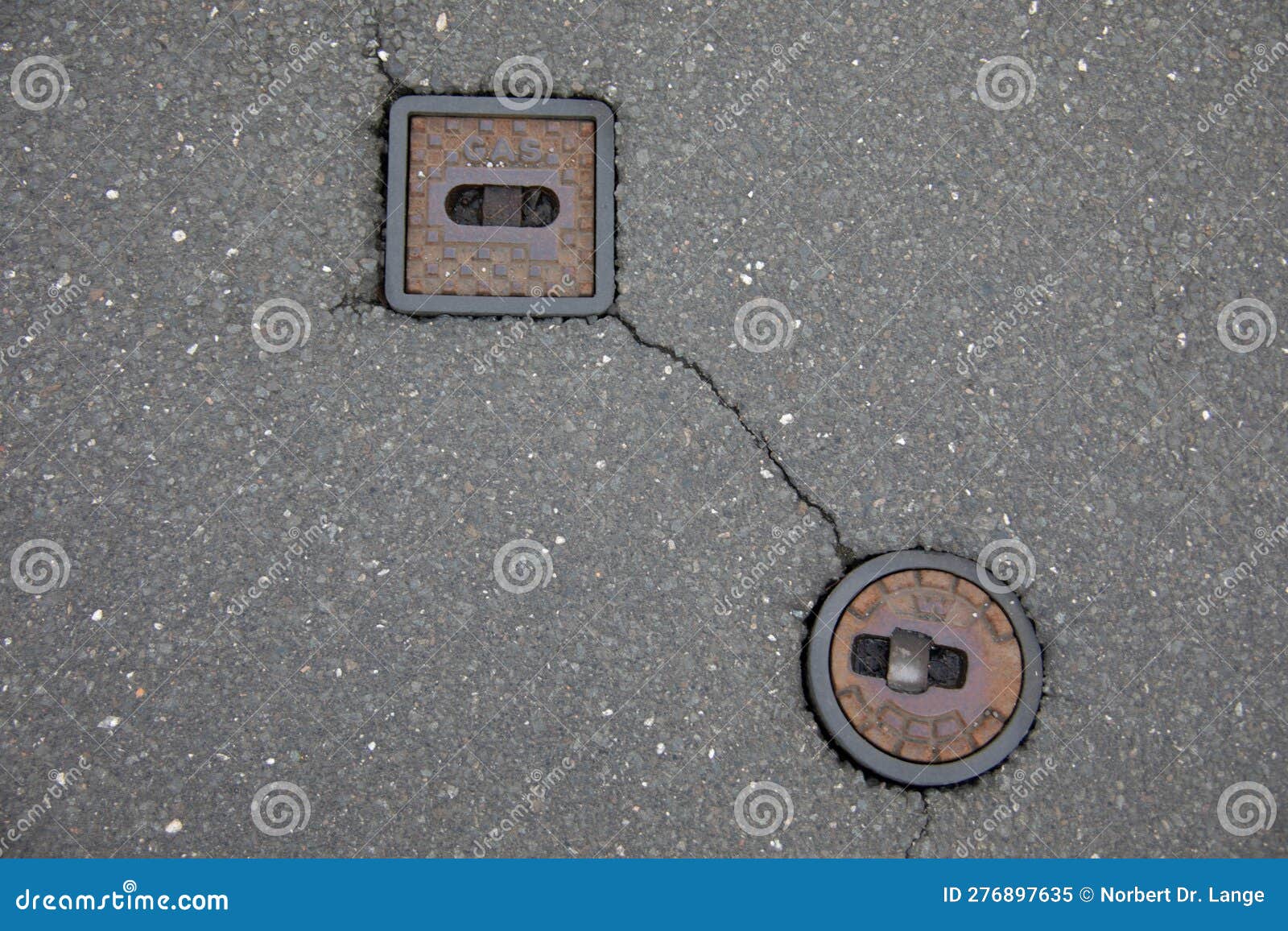 manhole cover and hydrant