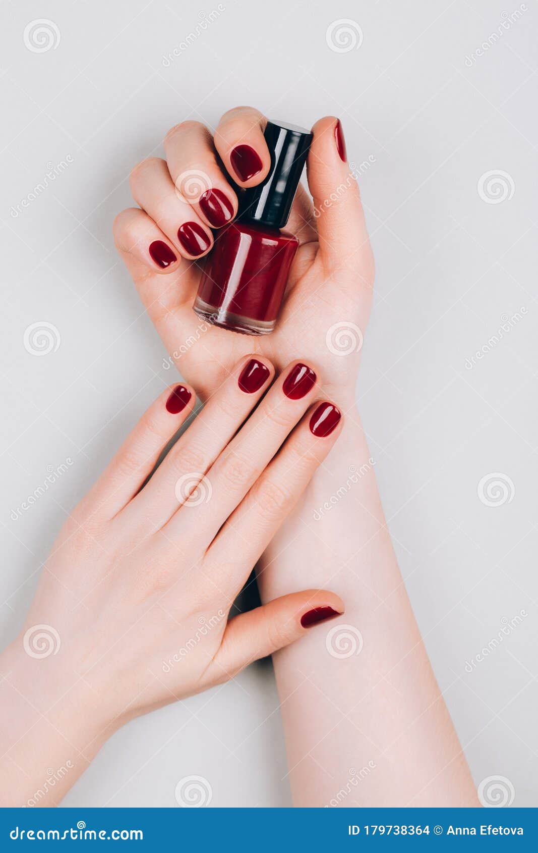 Valentine Red Crackle Effect for Gel Nail Polish | Dan's Nails