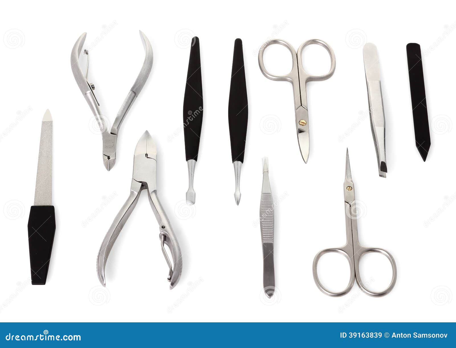 Manicure instruments stock image. Image of closeup, isolated - 39163839