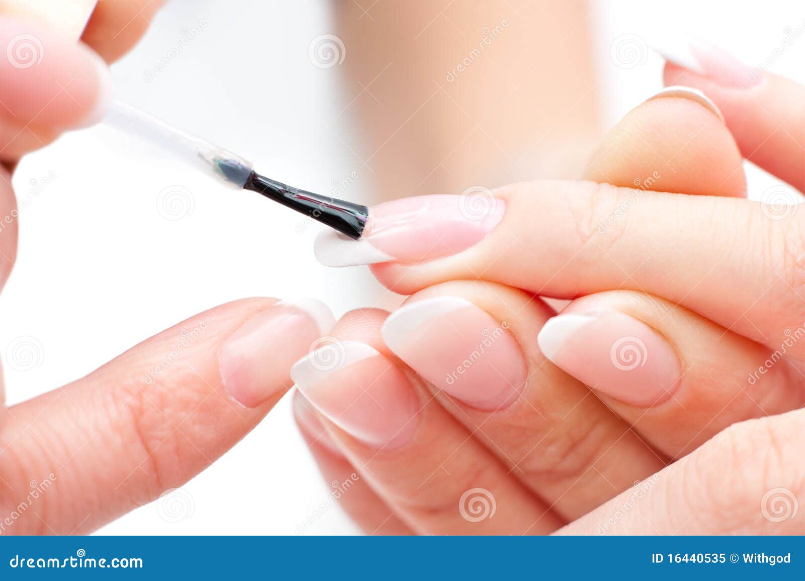 manicure procedure, macro