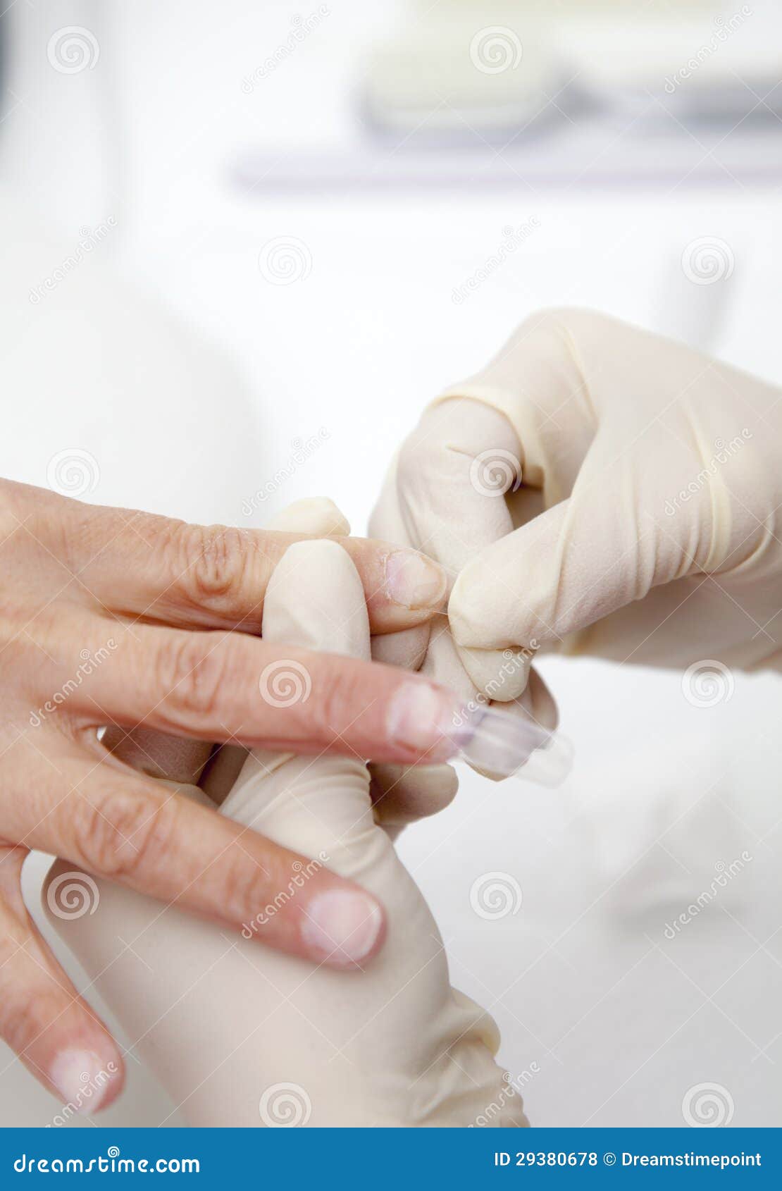 French manicure hand job