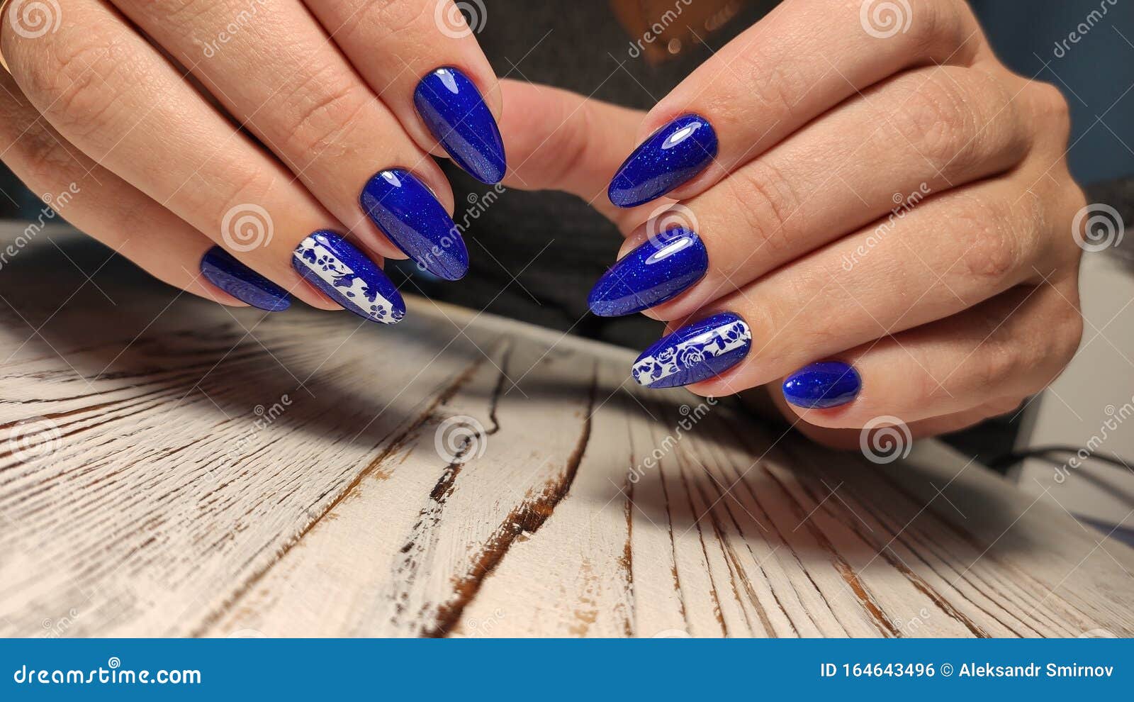 Manicured Nails Colored with Red Nail Polish Stock Photo Image of