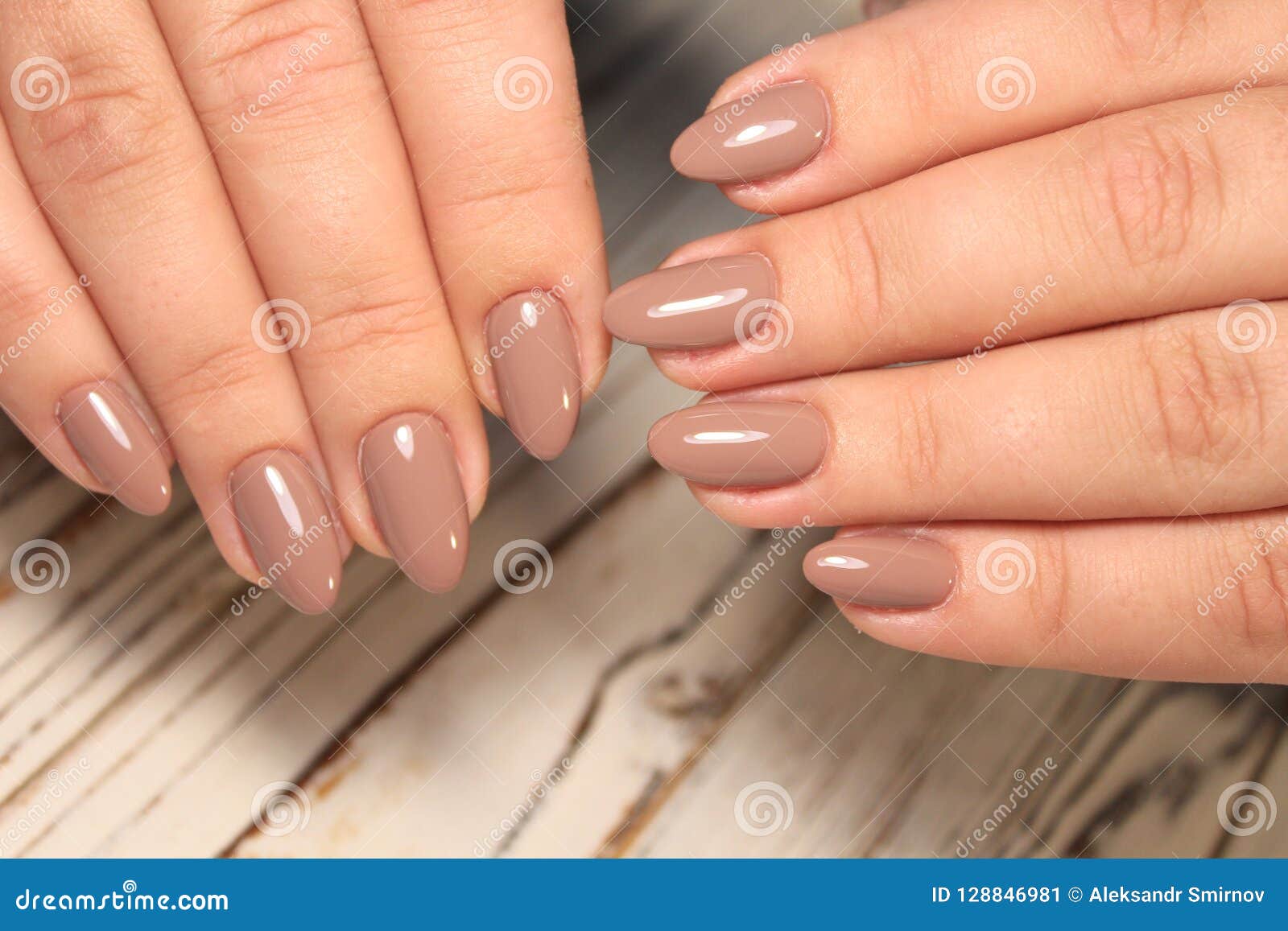 Manicured Nails Nail Polish Art Design Best Stock Image Image Of