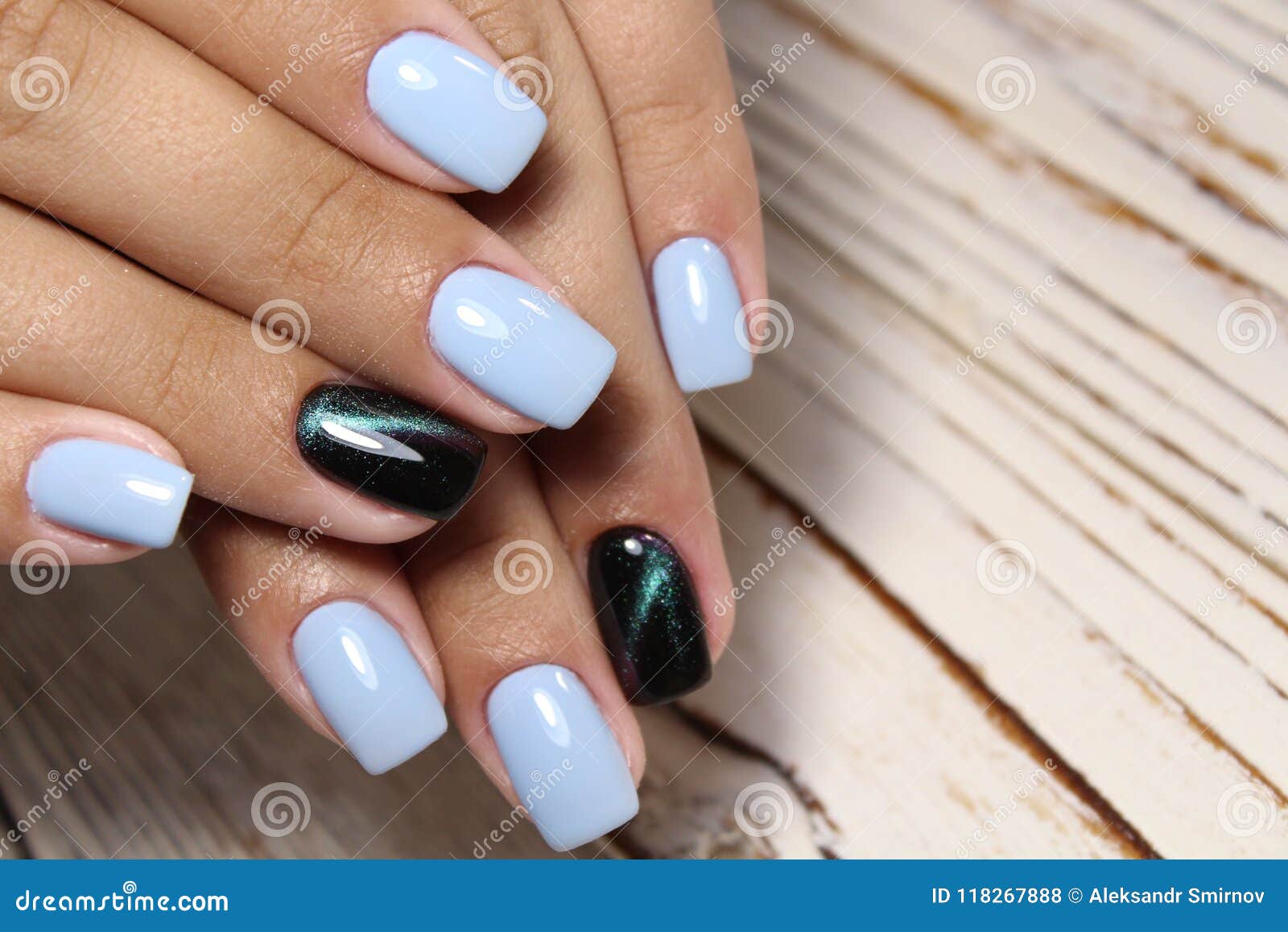 Manicured Nails Nail Polish Art Design. Stock Photo - Image of acrylic ...