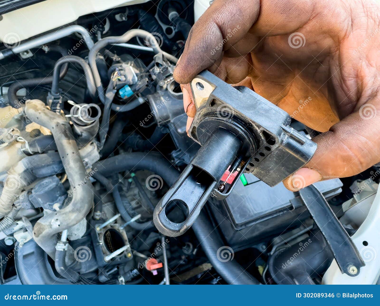 The Manifold Absolute Pressure Sensor (MAP Sensor) Works with Intake 