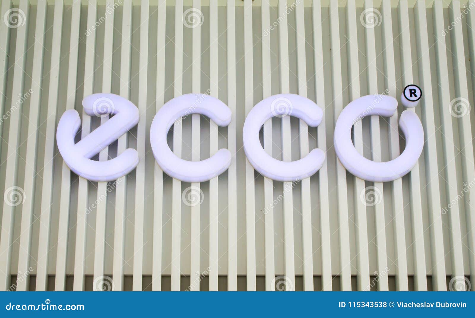 Manila, Philippines - June, 2016: Logo of Famous Shoes Brand Ecco in Mall of Asia, Manila, Philippines. Editorial Photo - Image of fashion, marketing: 115343538
