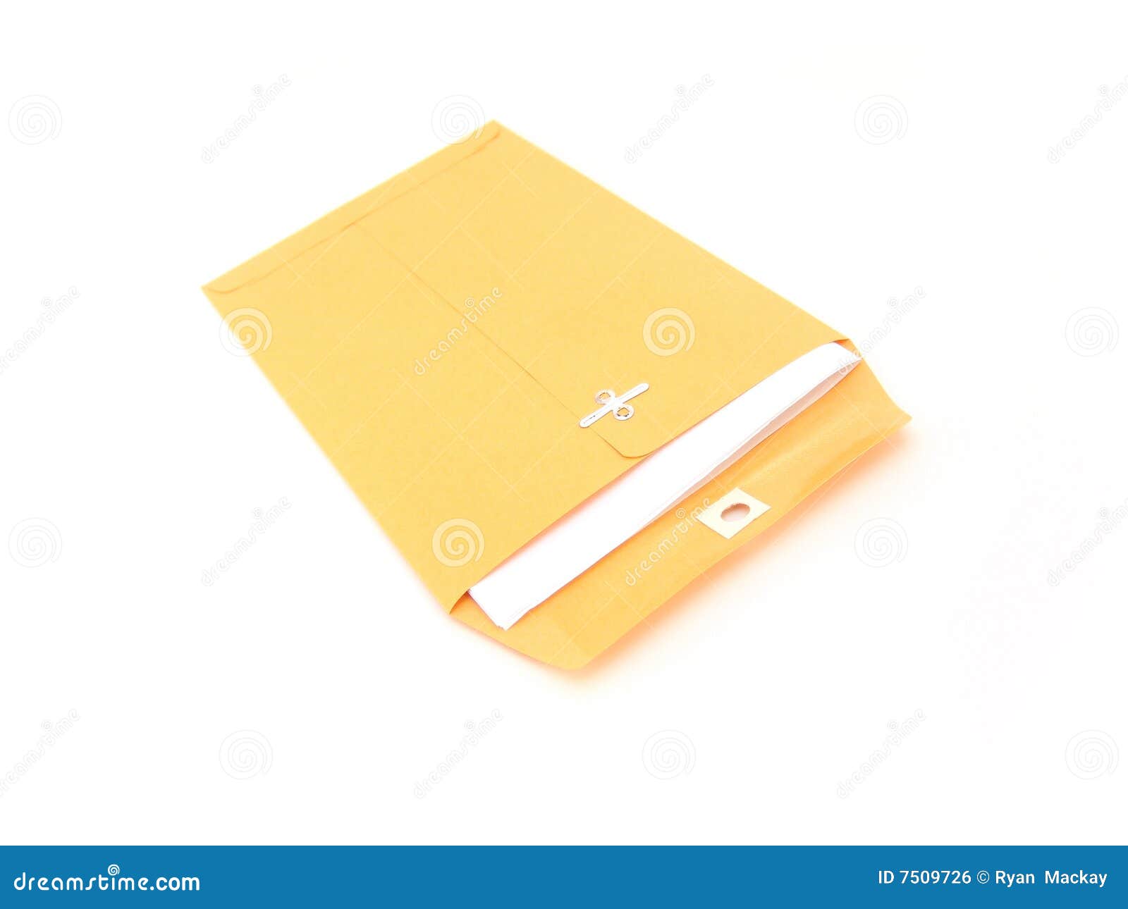 Manilla envelope stock photo. Image of data, correspondence 7509726