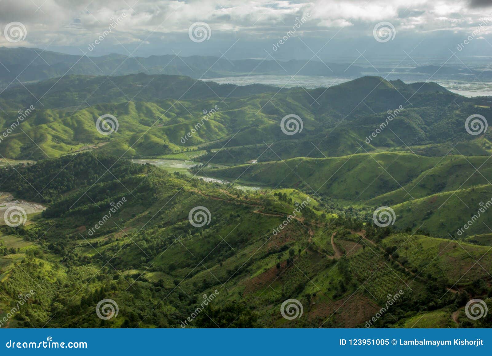 beautiful landscapes of manipur, india