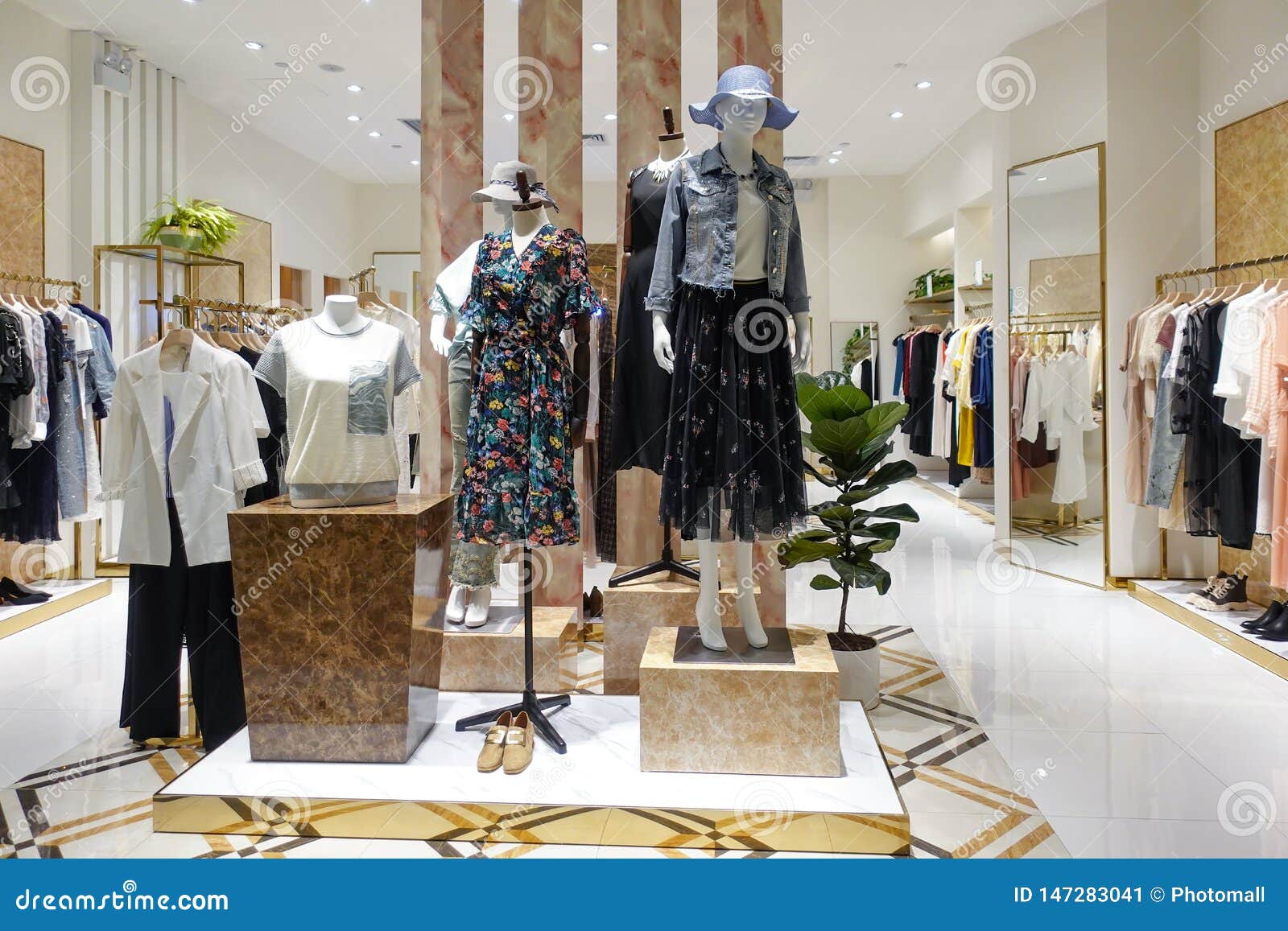 Maniquí En Tienda De Ropa De La Tienda De La Moda De La Señora Foto  editorial - Imagen de ropas, adorne: 147283041