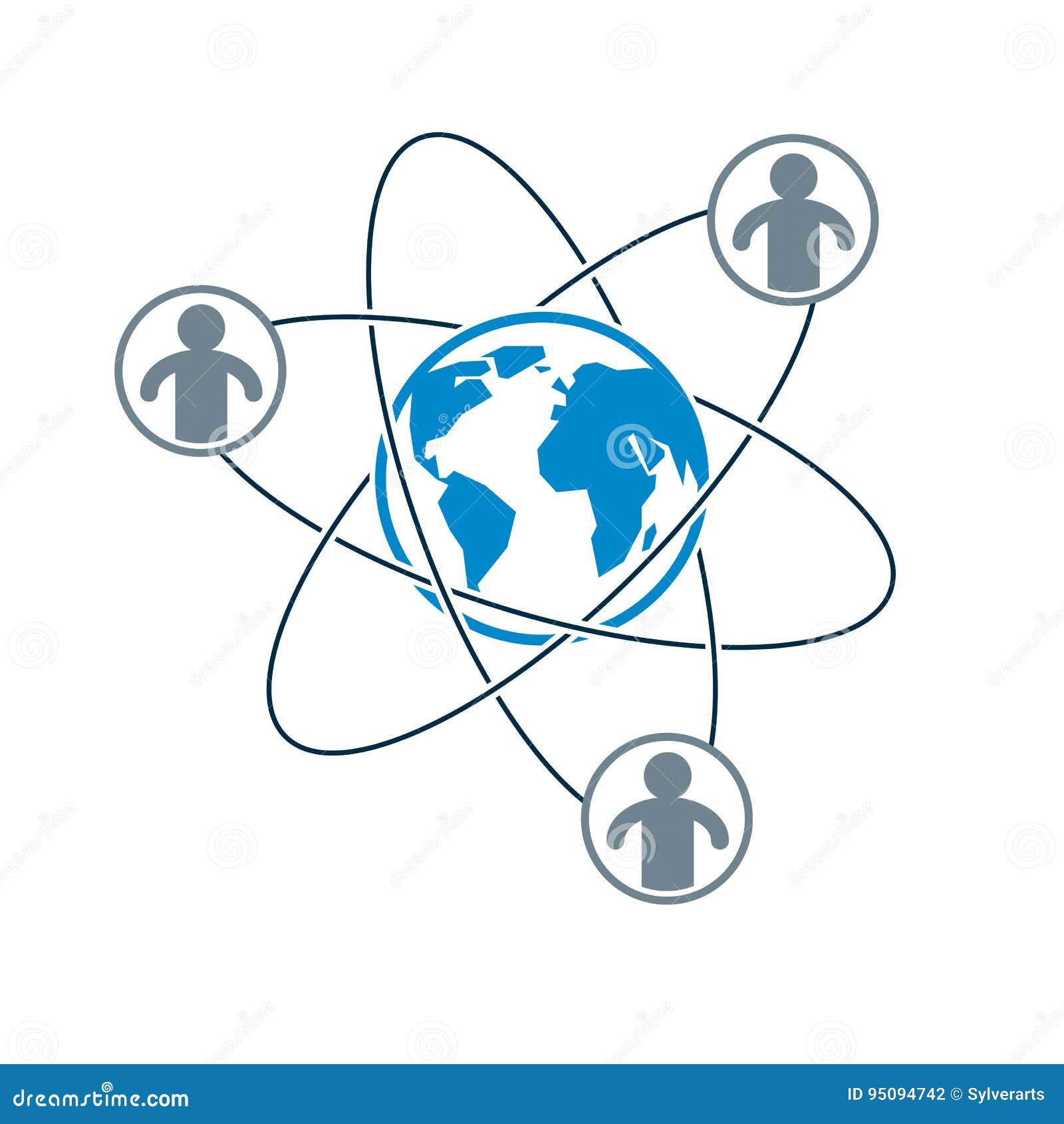 mankind and person conceptual logo, unique   created