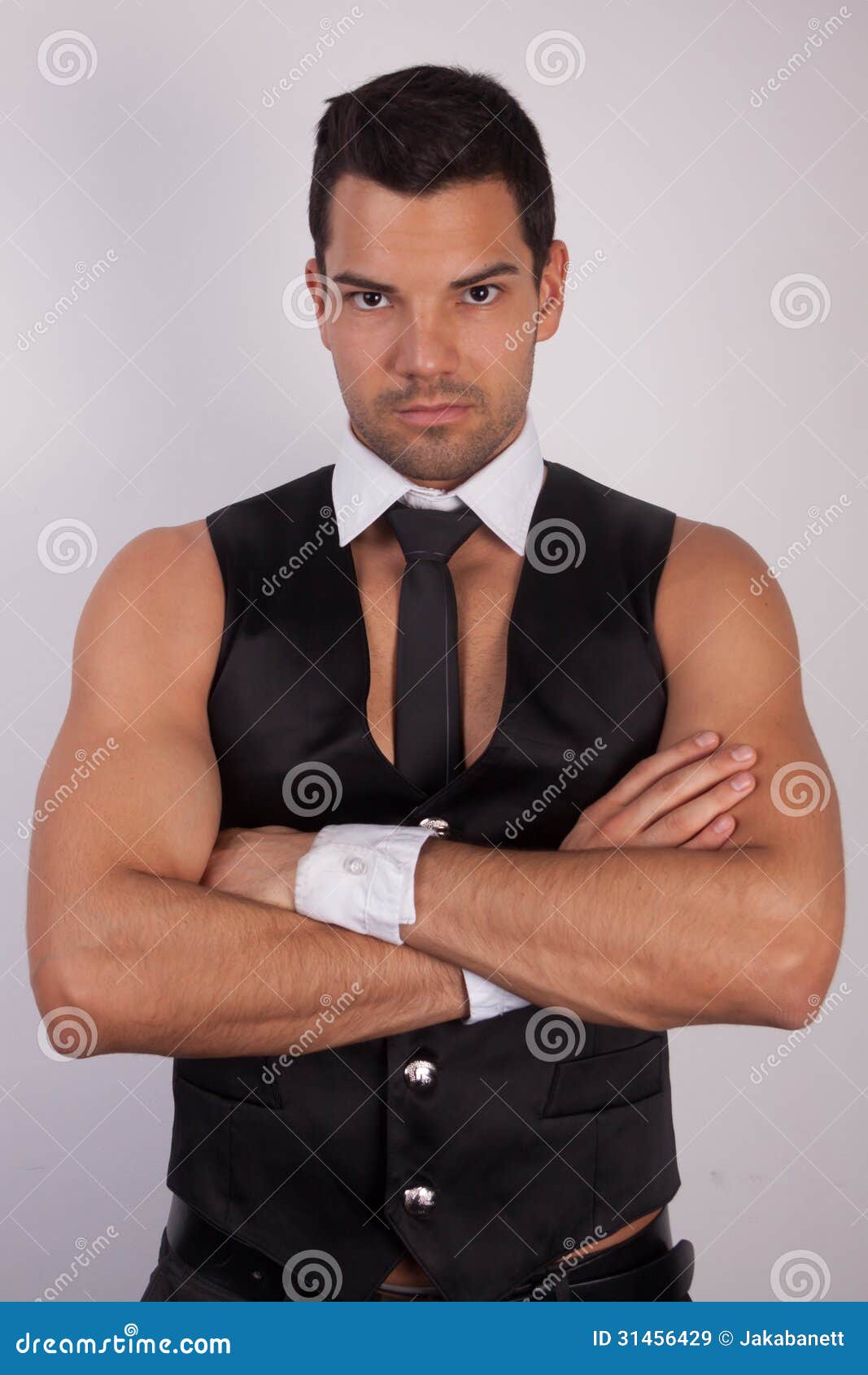 Mann Der Sexy Kleid Tragt Stockbild Bild Von Tragt 31456429