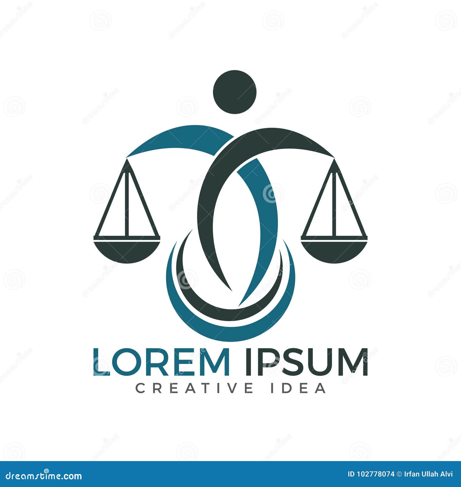 Mann Holding Skalen Von Gerechtigkeit Logo Gesetz Und Rechtsanwalt Logo Design Stock Abbildung Illustration Von Holding Mann