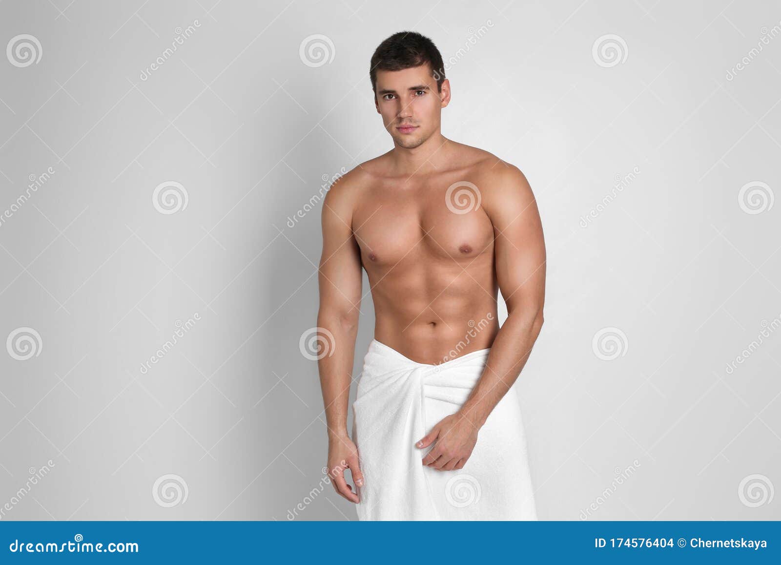 Mann Mit Sexy Körper Hintergrund Stockfoto - Bild von bauch, abbildung:  174576404