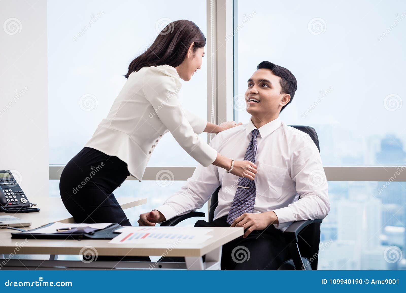 Büro flirten