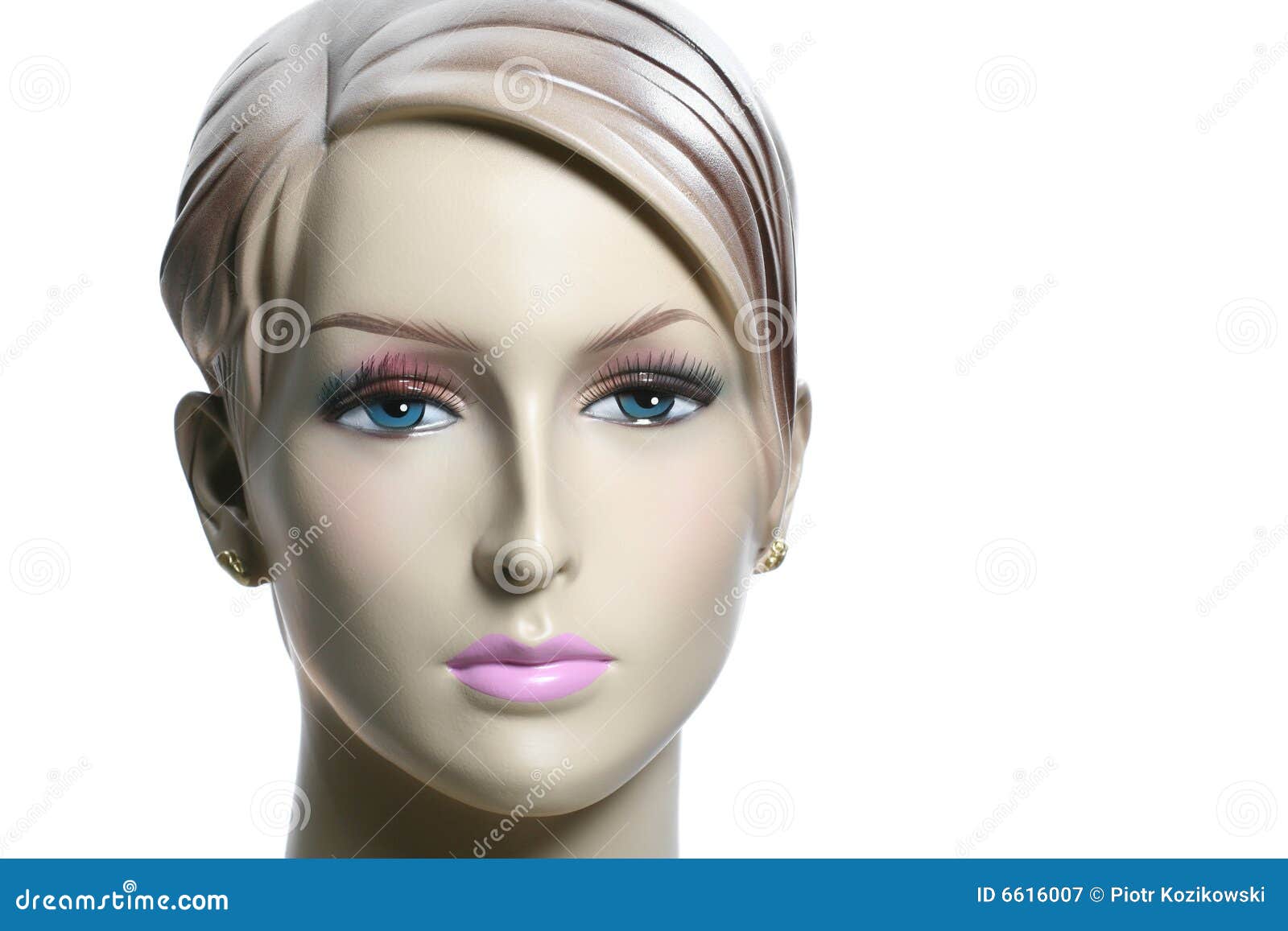 Mannequin stock image. Image of lipstick, face, isolated 6616007