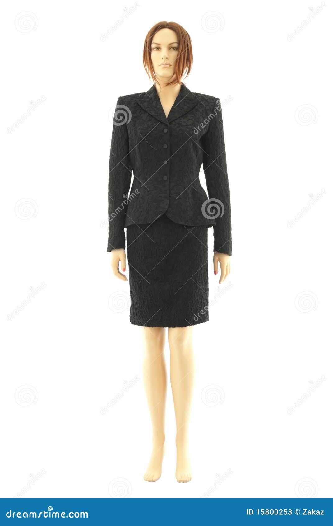 Mannequin in Black Suit Isolated Stock Image Image of artificial