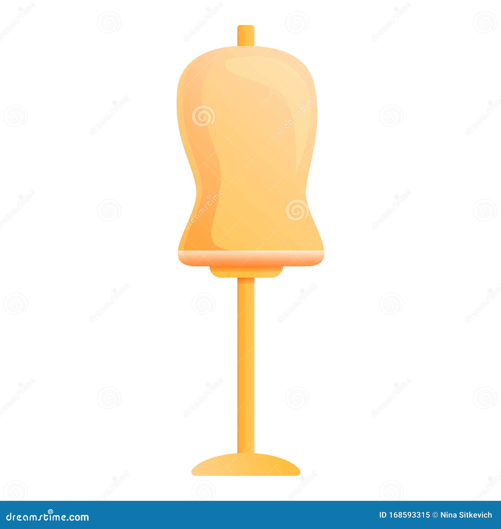 Mannequin bust and head Royalty Free Vector Image