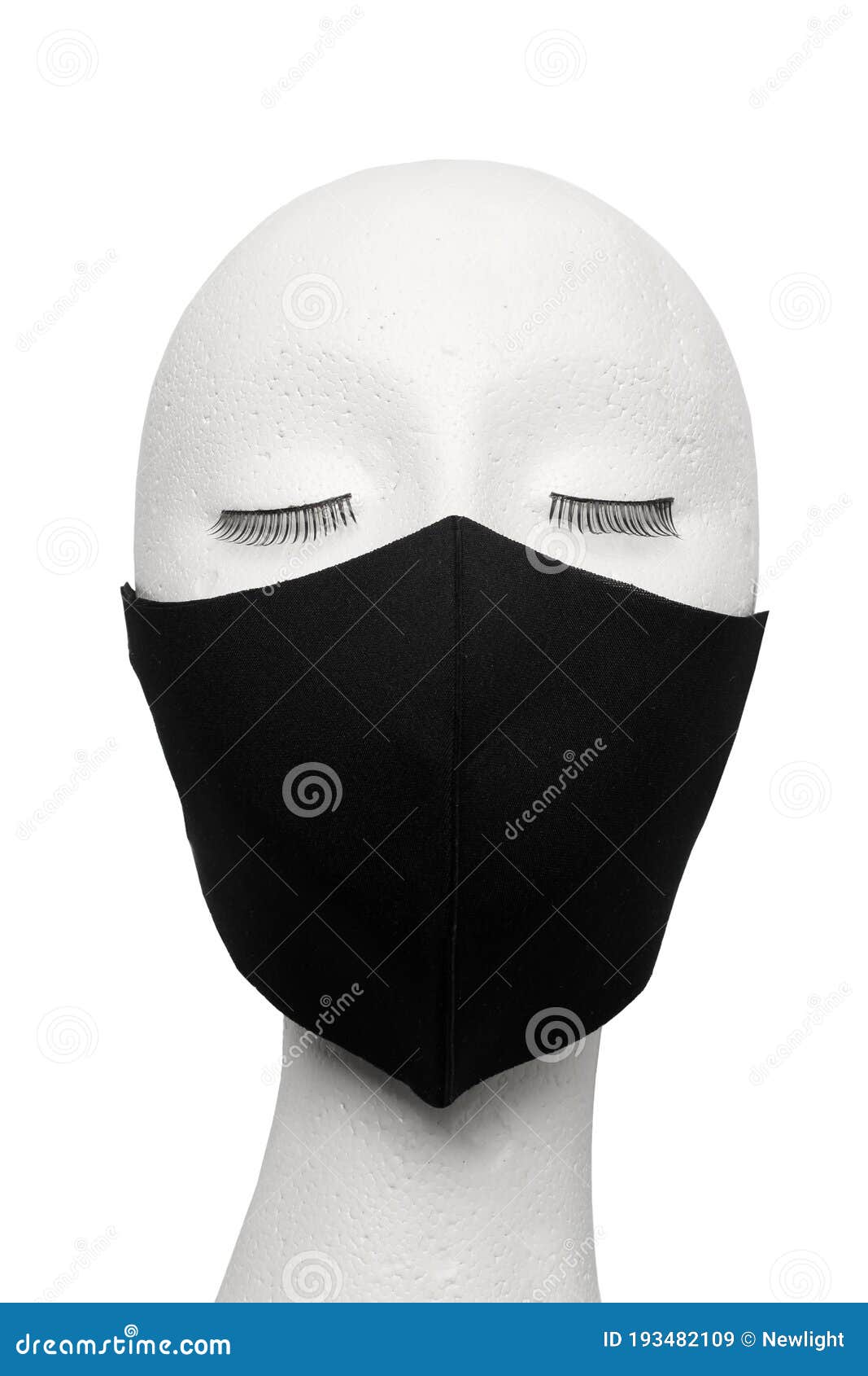 Mannequin with Face Mask stock image. Image of corvid19 - 193482109