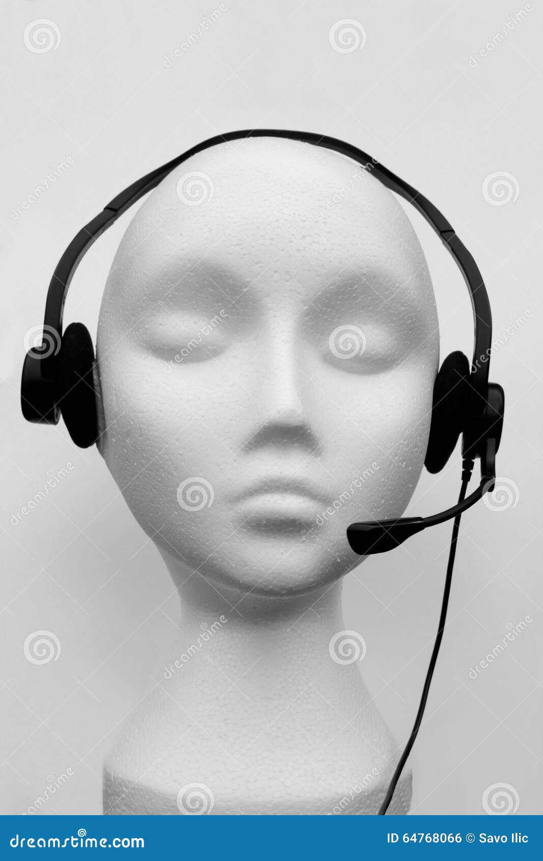 Mannequin stock photo. Image of model, dummy, headphones 64768066