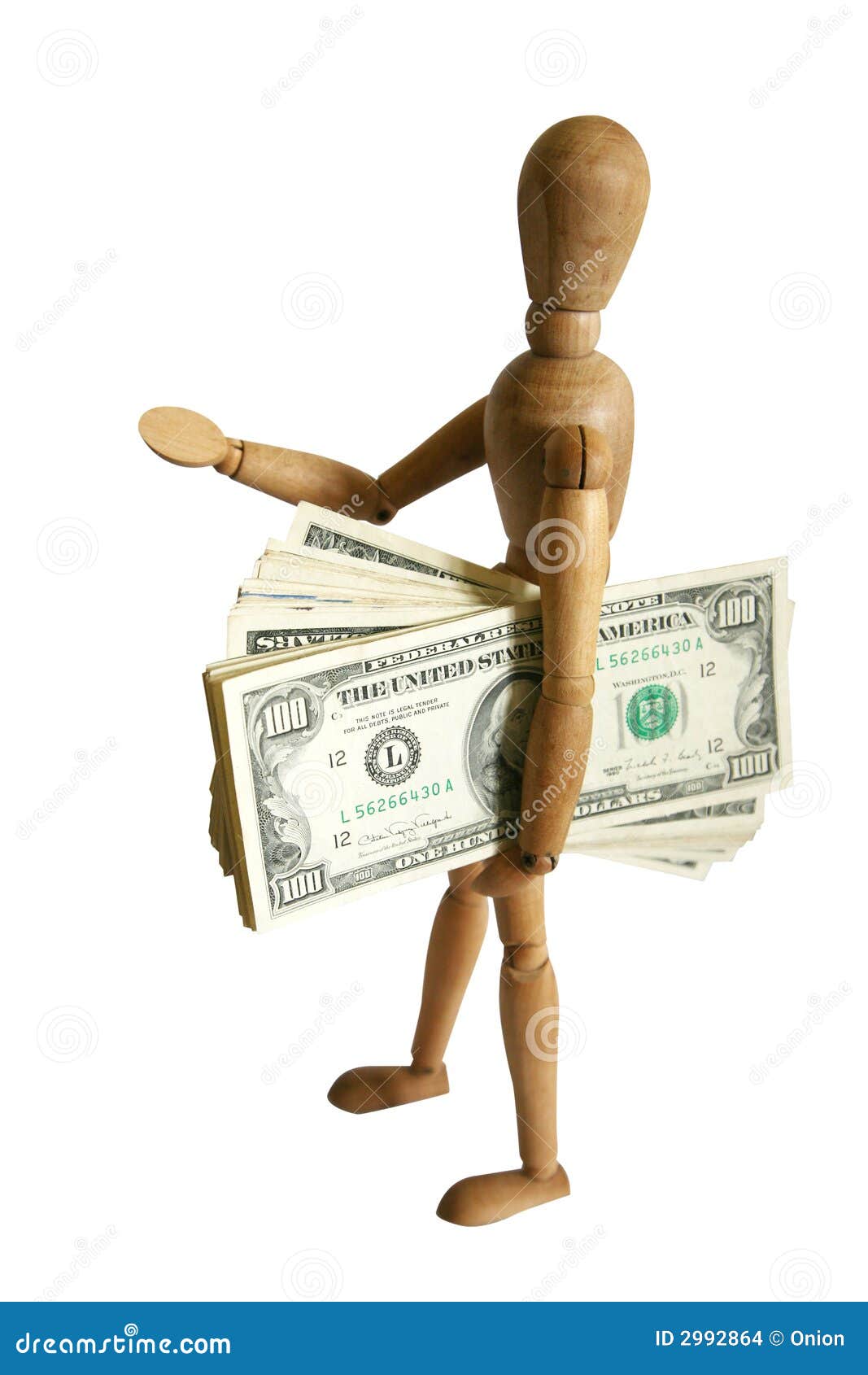Mannequin holding money stock photo. Image of fake, carry 2992864