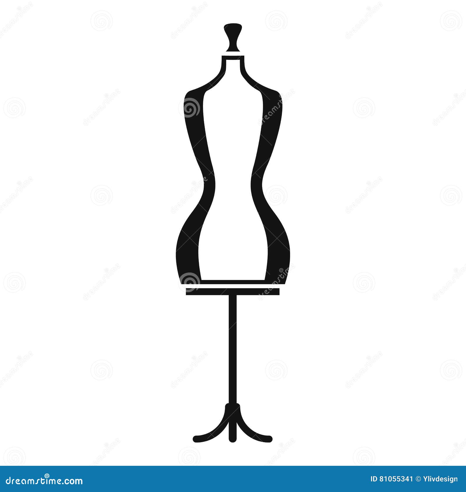 Mannequin Icon, Simple Style Stock Vector - Illustration of logo ...