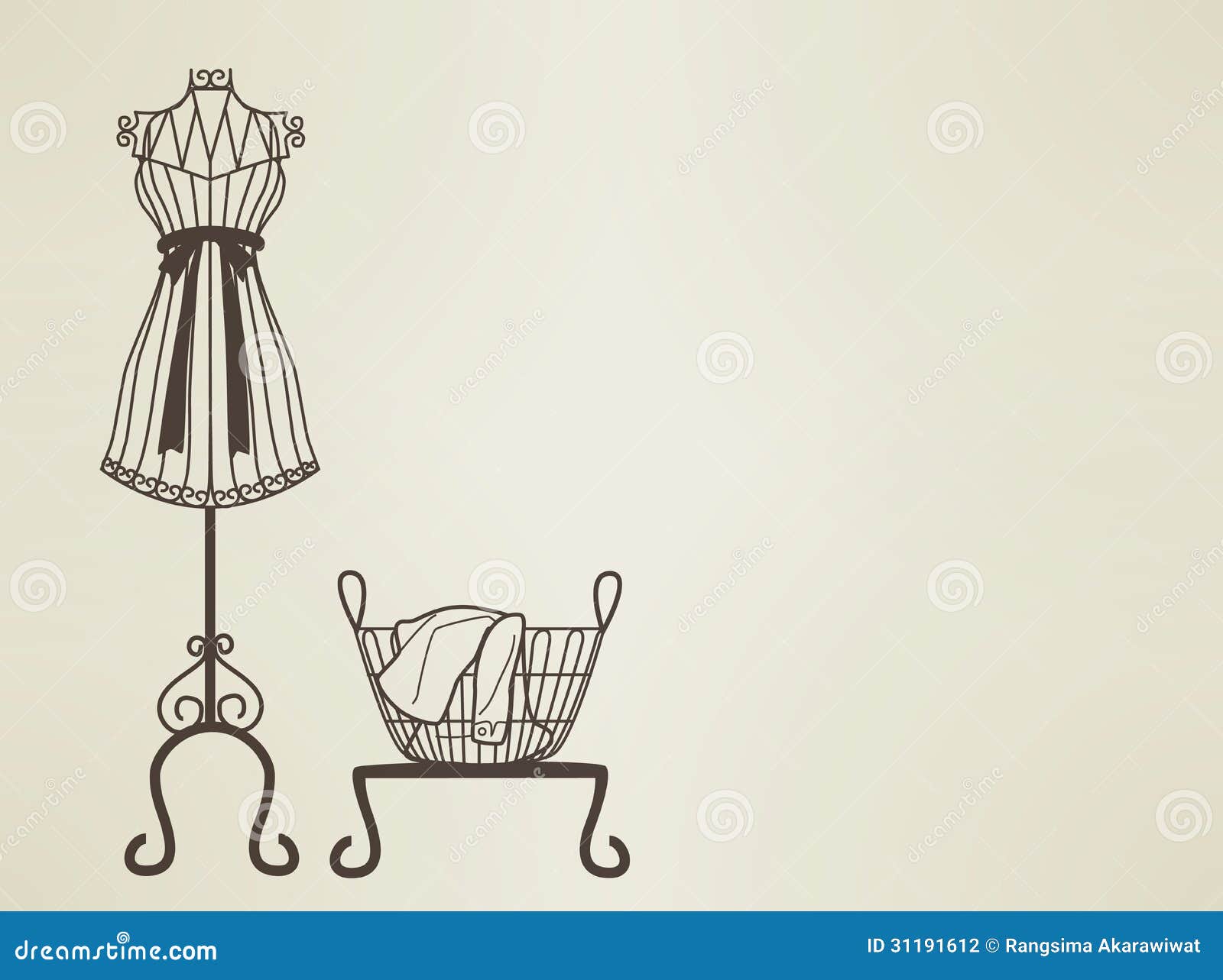 Mannequin sillhouette stock illustration. Illustration of isolated