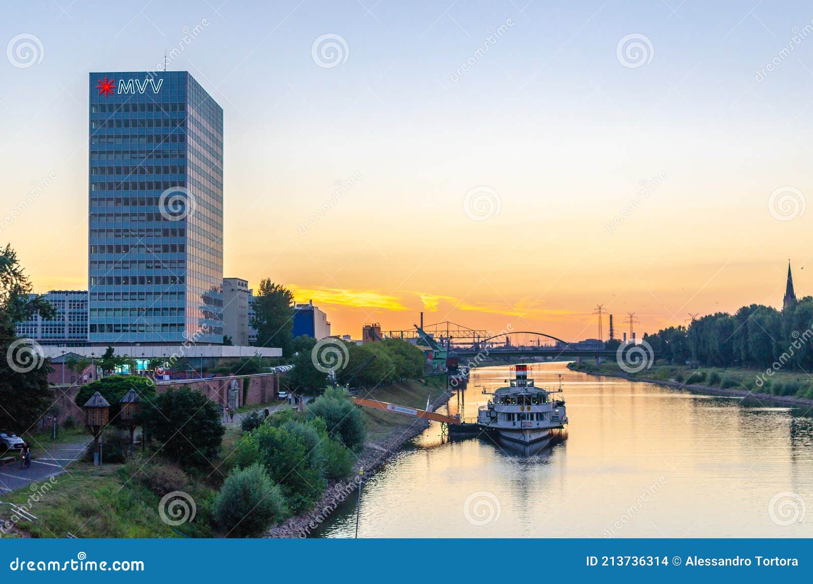 Mannheim, Germany. August 10th, 2012 Editorial Stock Image - Image of