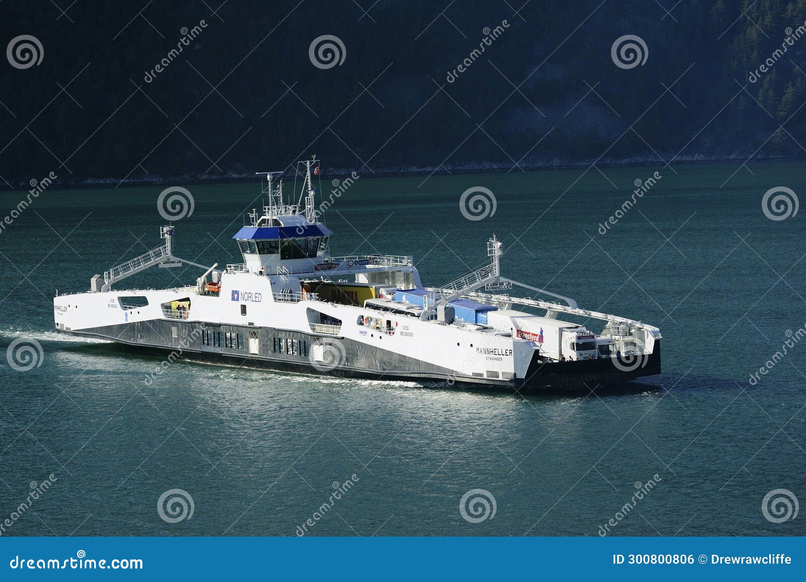 Mannheller To Fodnes Ferjekai Ferry, Norway Editorial Photo Image of