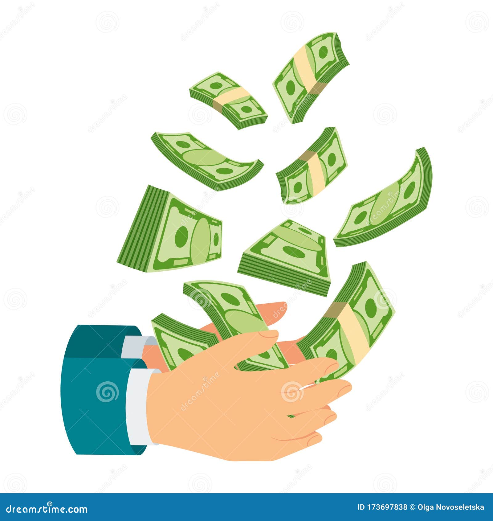 Mano Sosteniendo Dinero Monedas Y Billetes Cayendo Del Cielo Ilustración del Vector - Ilustración de pago, banca: 173697838 Mano Sosteniendo Dinero Monedas Y Billetes Cayendo Del Cielo Ilustración del Vector - Ilustración de pago, banca: 173697838