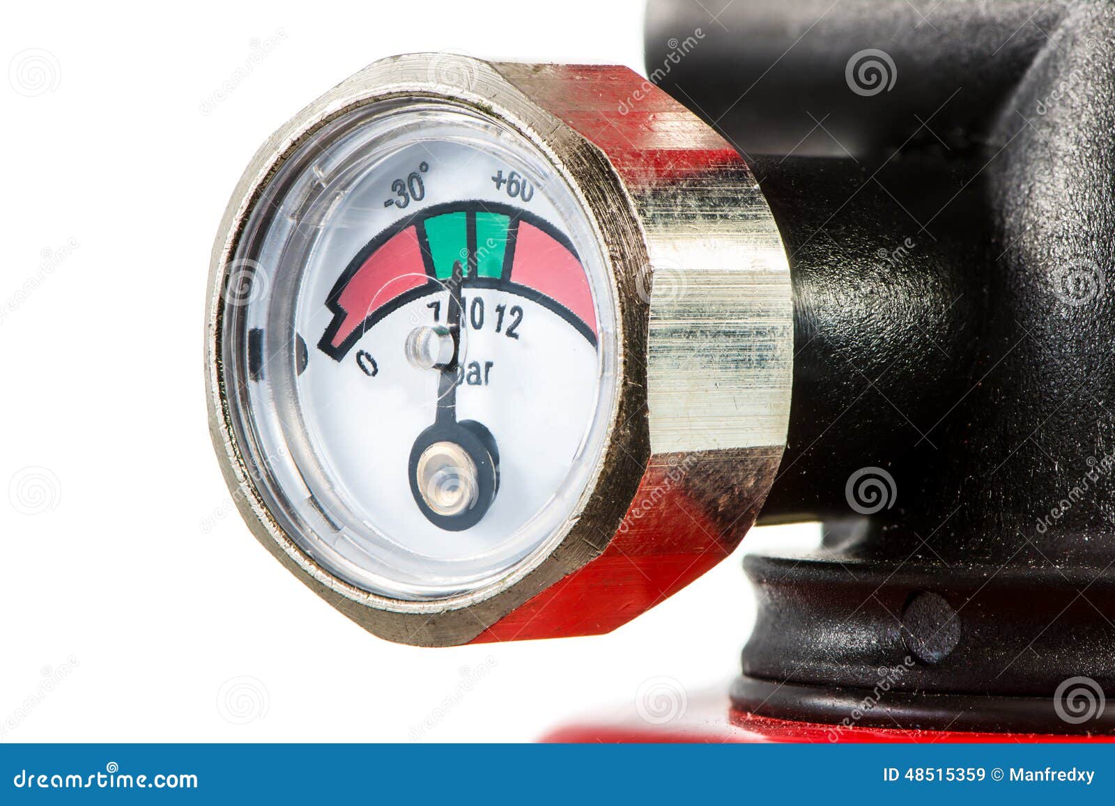 Manometer of a Fire Extinguisher Stock Image Image of gauge