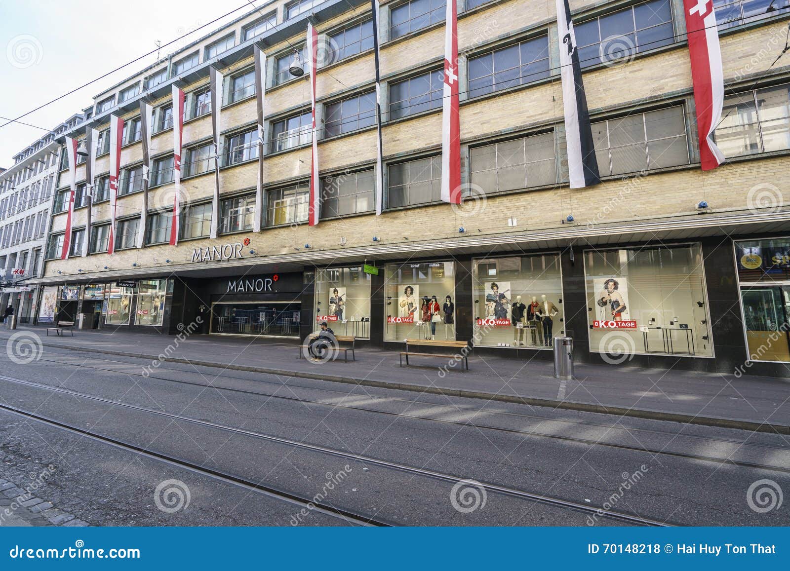 Manor Shopping Center in Basel, Switzerland. Editorial Stock Photo ...