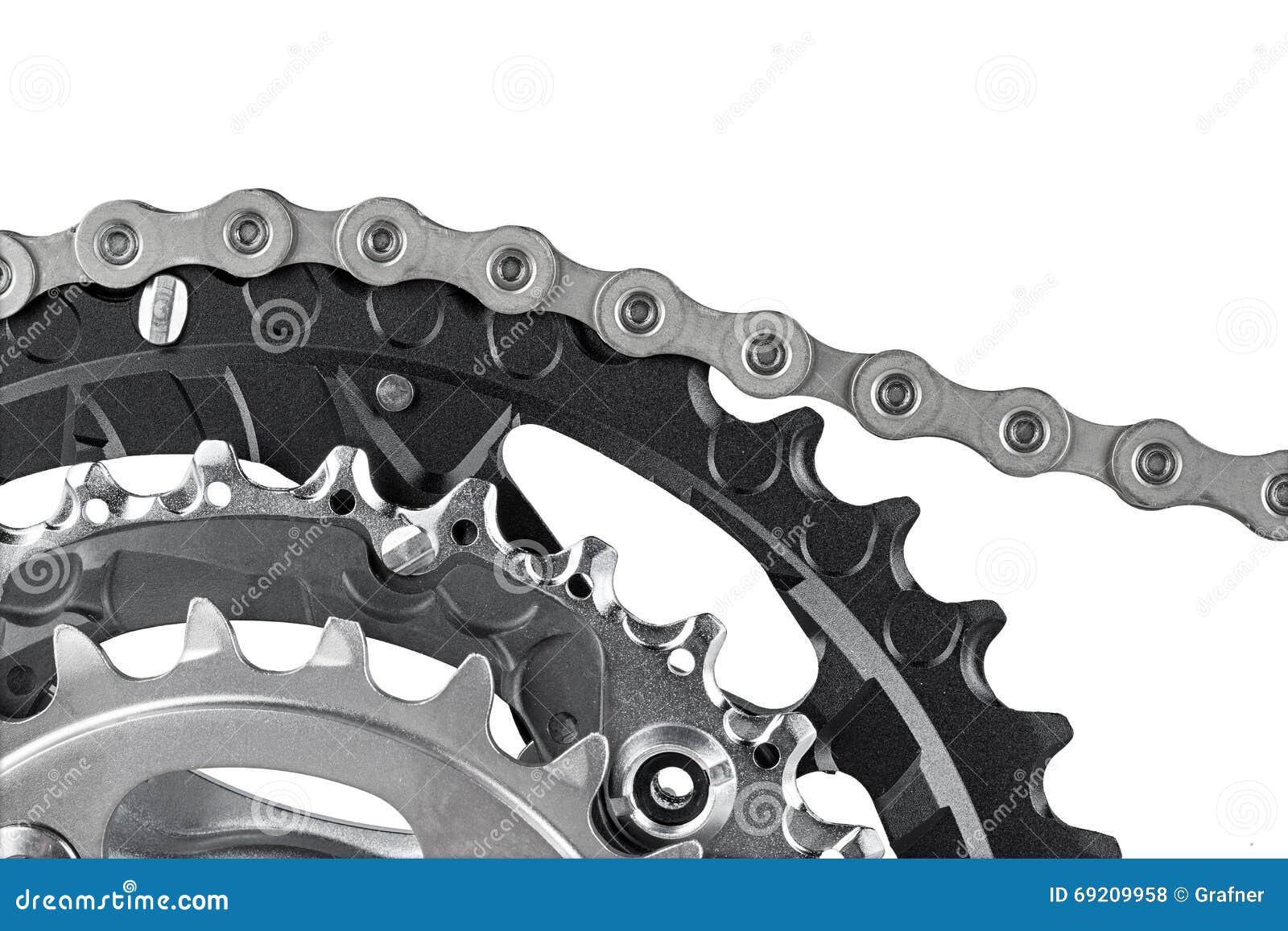 BUCKLOS Corona Per Bici MTB Ruota Di Catena Per Bicicletta 3*10 - Foto 12