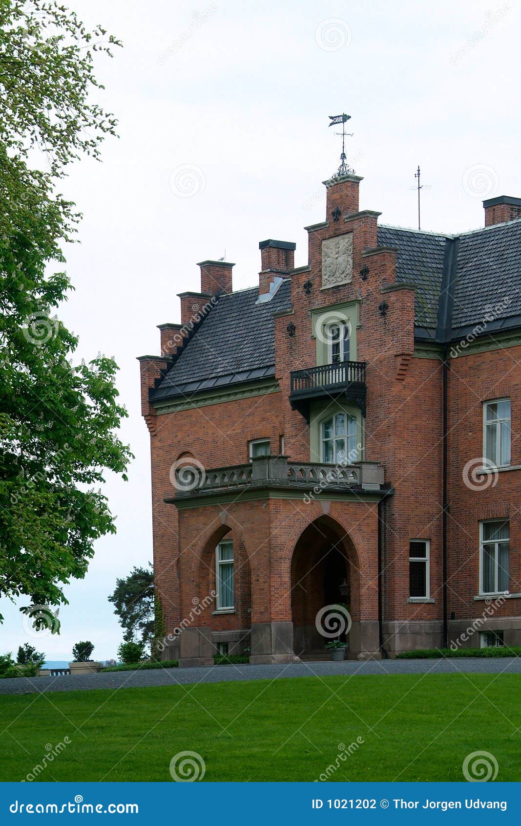 Mansion in Norway stock photo. Image of house, classic 1021202