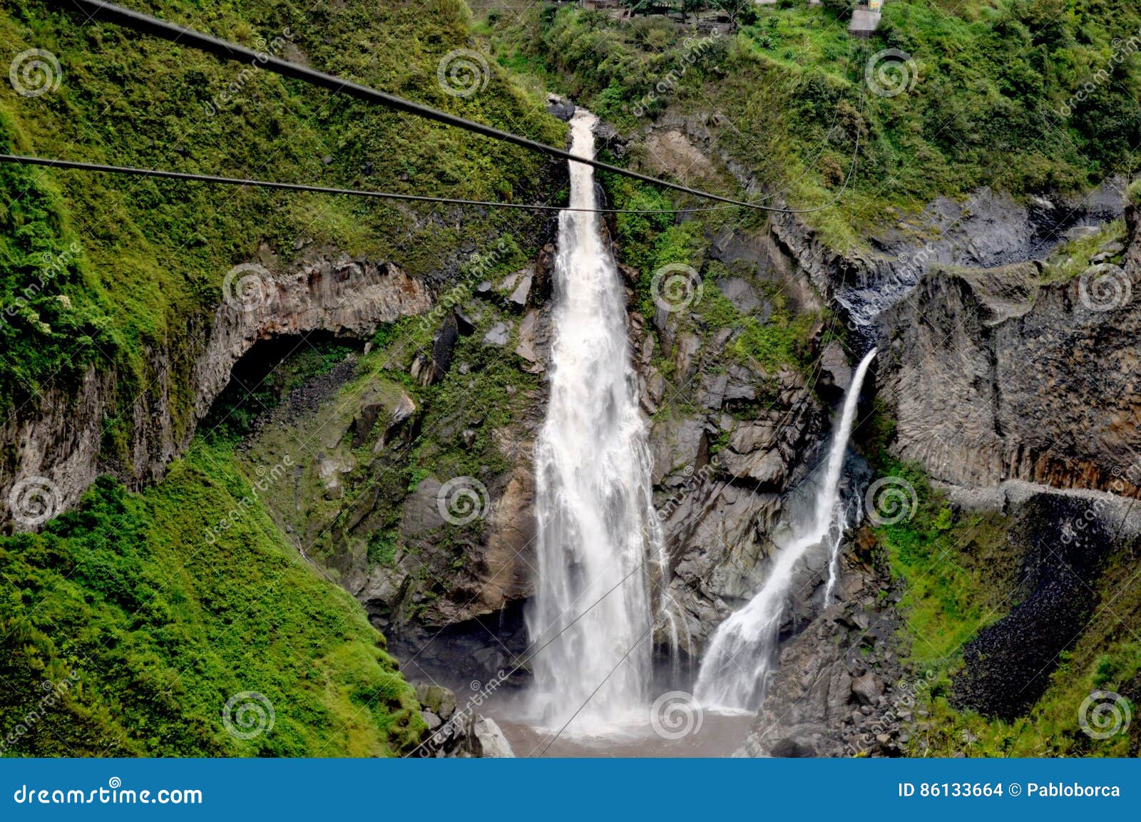 manto de la novia waterfall