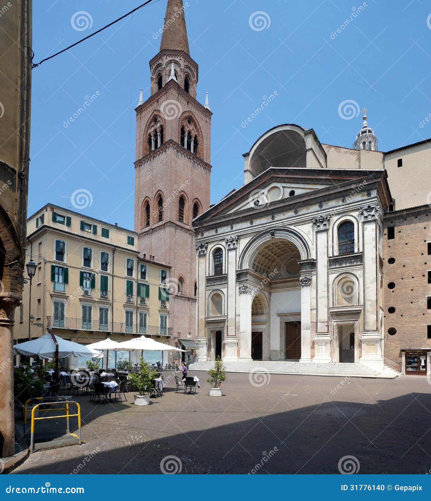 Mantua Renaissance Basilica Editorial Image - Image of italy, northern ...