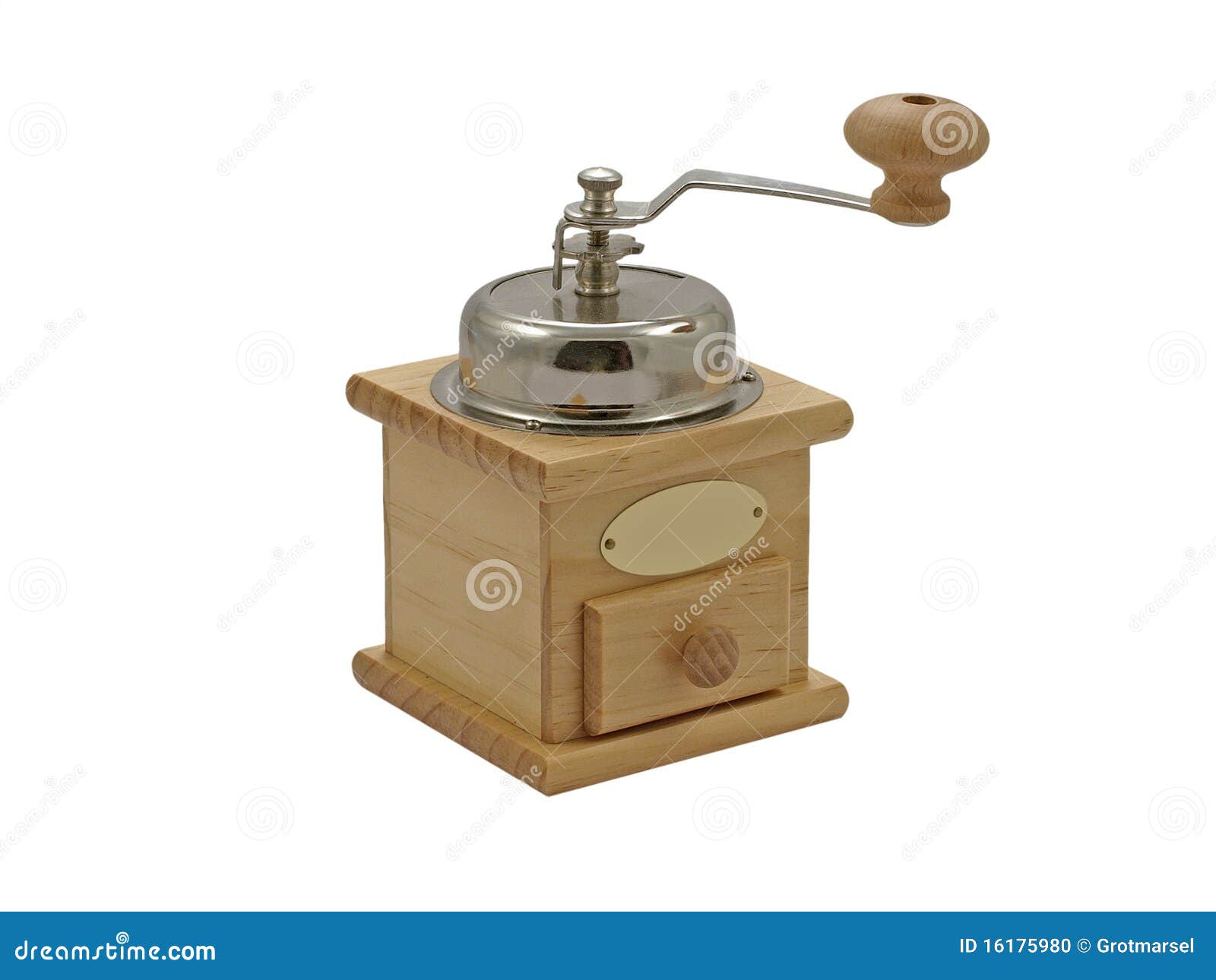 Manual coffee grinder. stock photo. Image of manual, isolated 16175980