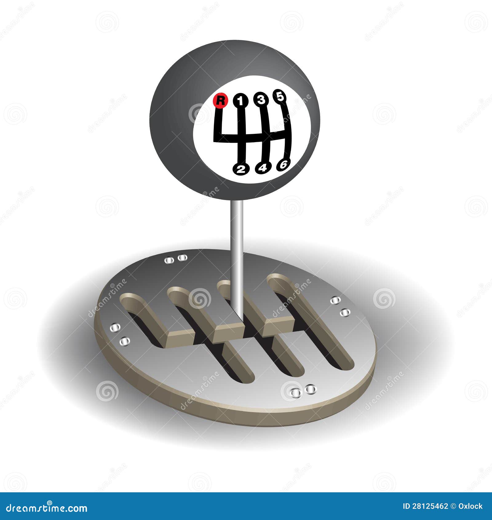 Manual gear shift stock vector. Illustration of horsepower - 28125462