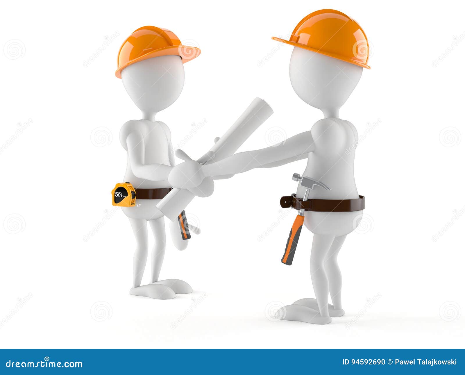 Manual workers stock illustration. Illustration of cartoon 94592690