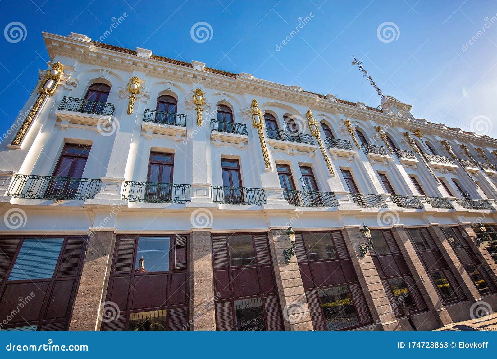 manuel rojas building in guadalajara historic center zona centro, supreme tribunal