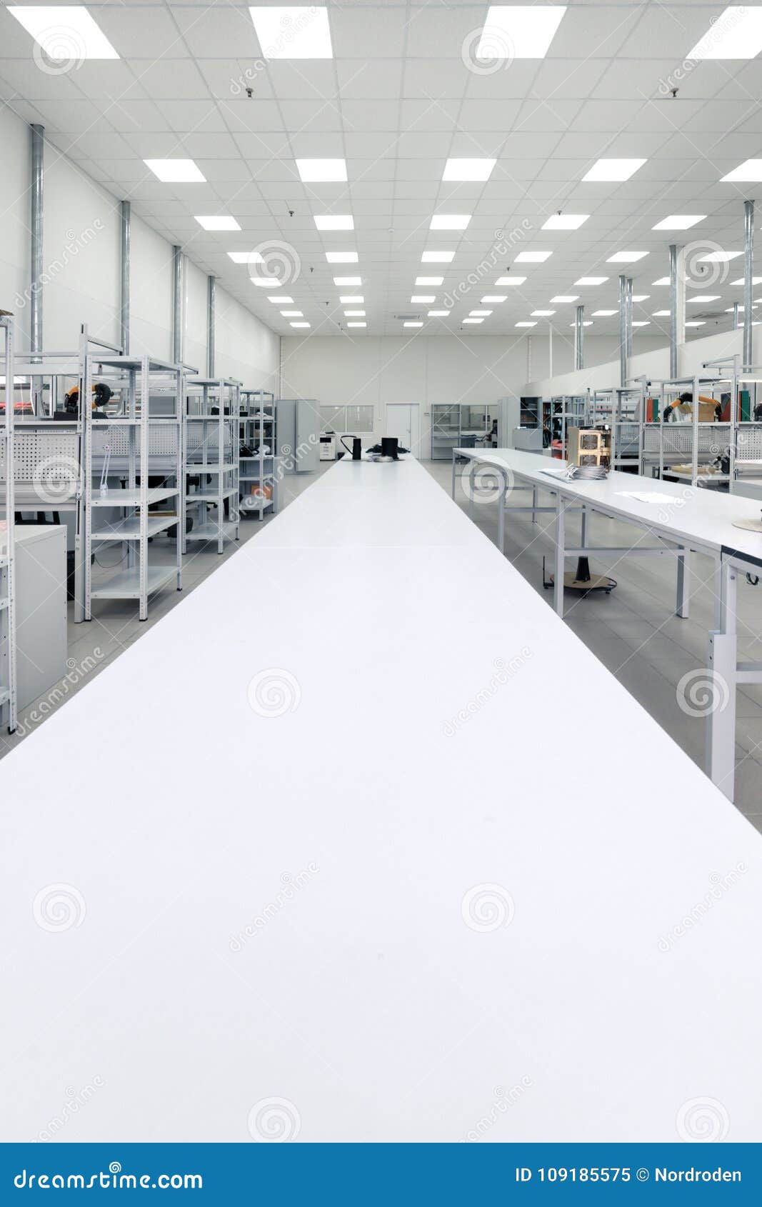 Shop Assembly of Electronic Components and Cables. Stock Image Image