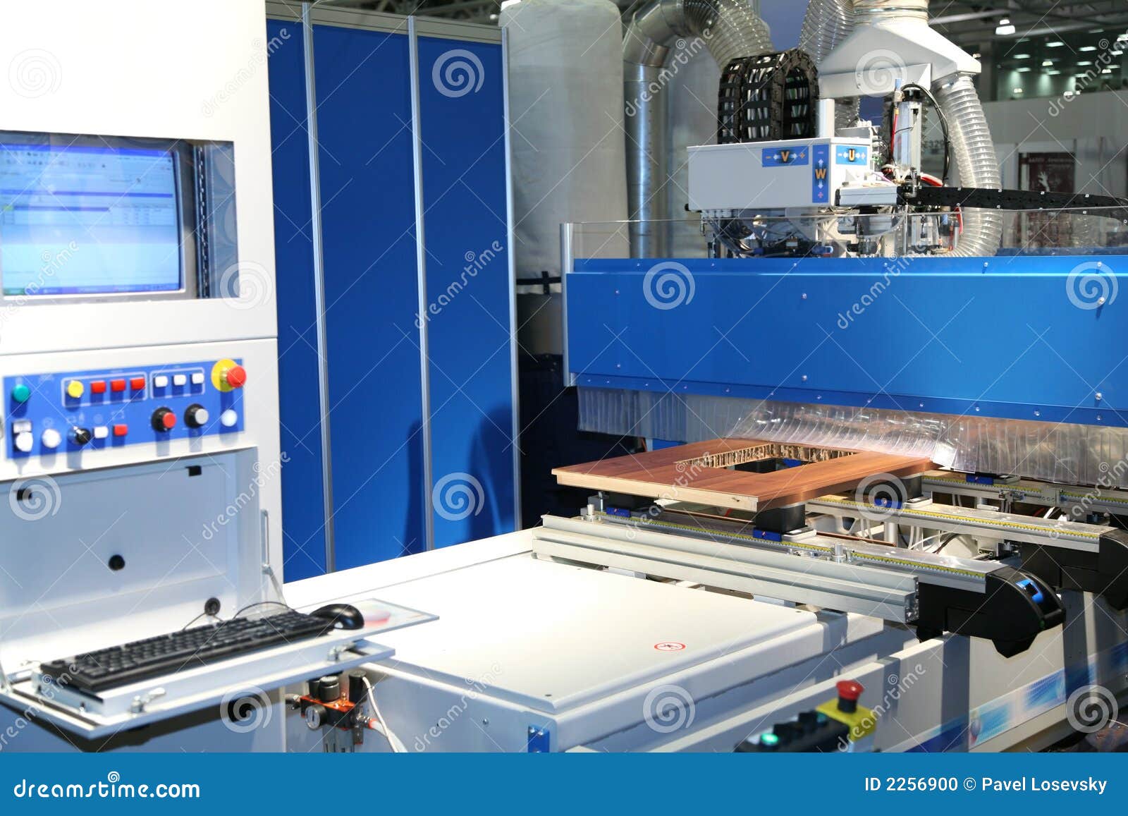 Manufacturing of a door stock photo. Image of carriage 2256900